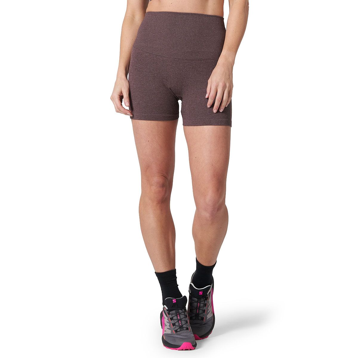 Ell/Voo Womens Reili Seam Free 5 Inch Tights