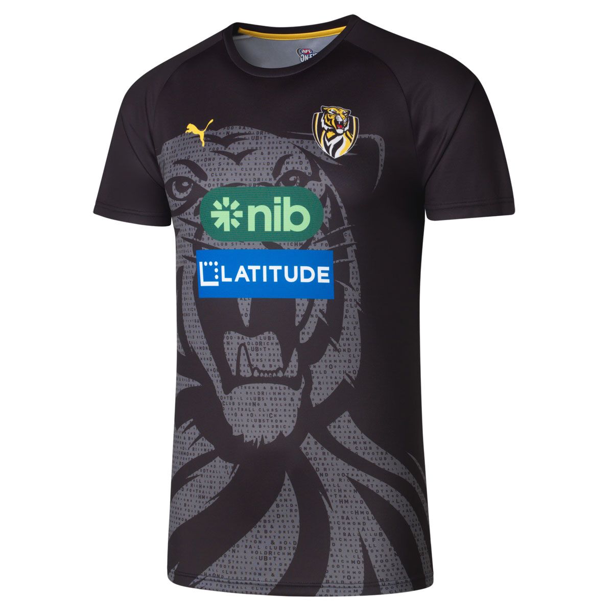 Richmond Tigers Mens 2025 Training Tee