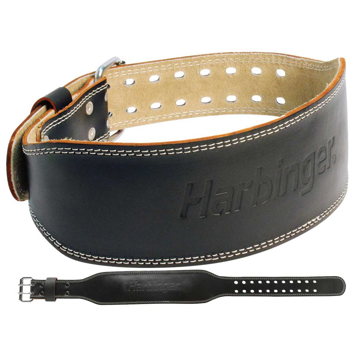 Harbinger 4 inch Leather Weight Lifting Belt
