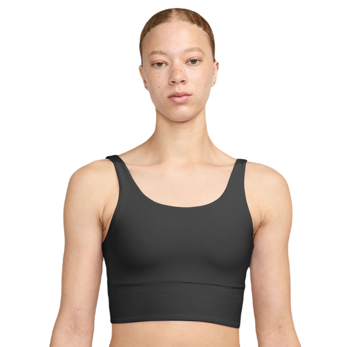 Nike Womens Zenvy Wide Ribbed Light Support Longline Sports Bra