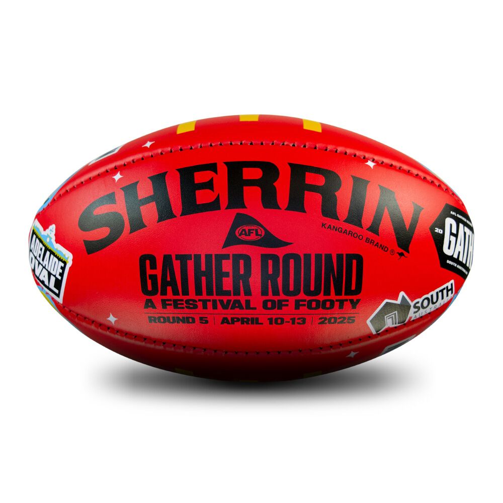 Official 2025 AFL Gather Round Game Ball