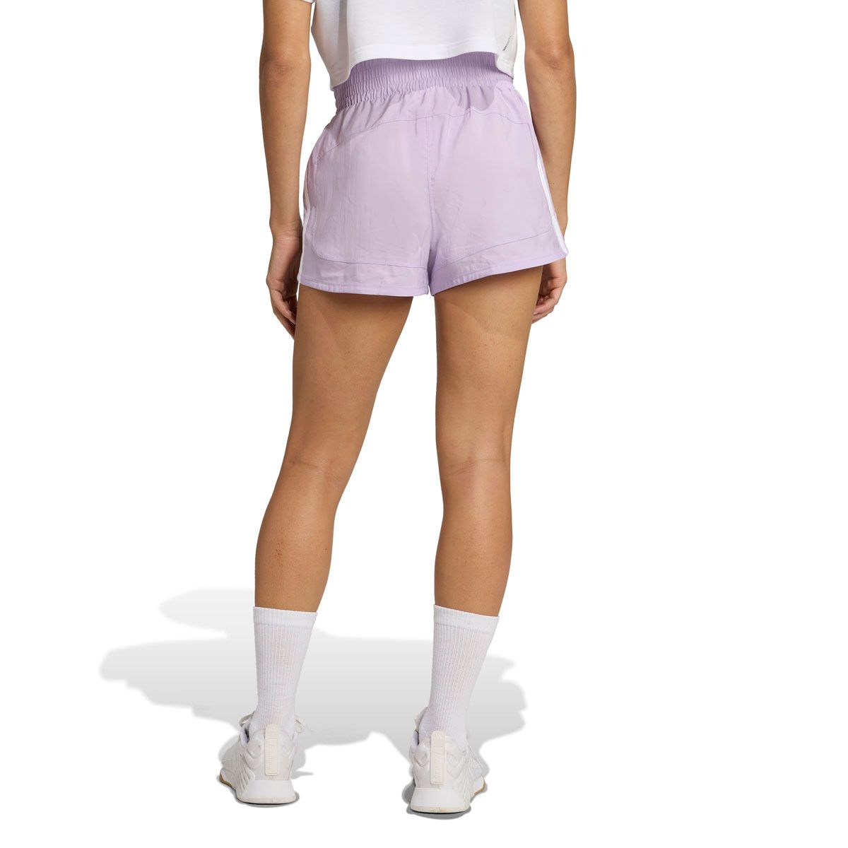 adidas Womens Pacer High Rise Woven Training Shorts