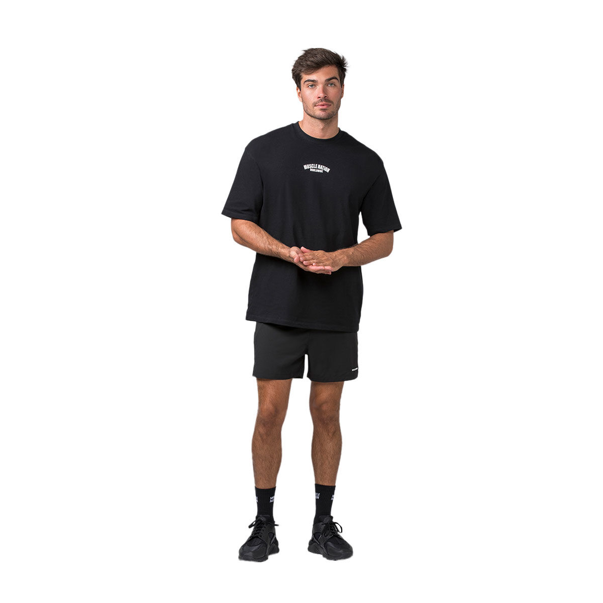 Muscle Nation Mens Level Up 4 inch Training Shorts