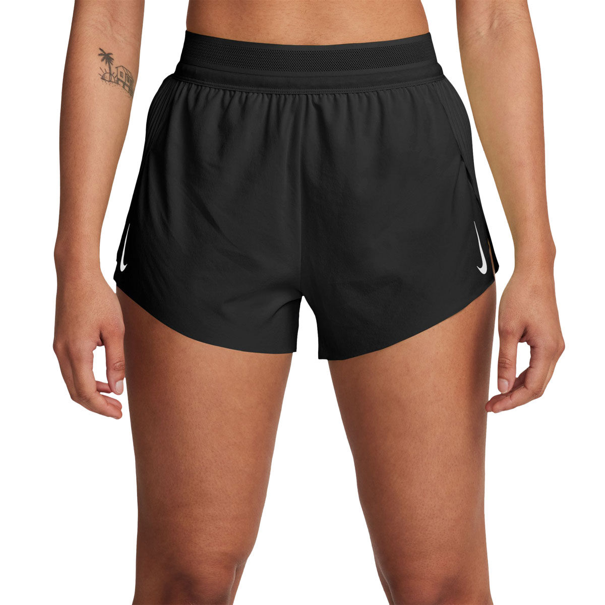 Nike Womens AeroSwift Dri-FIT ADV Mid Rise 3 Inch Running Shorts