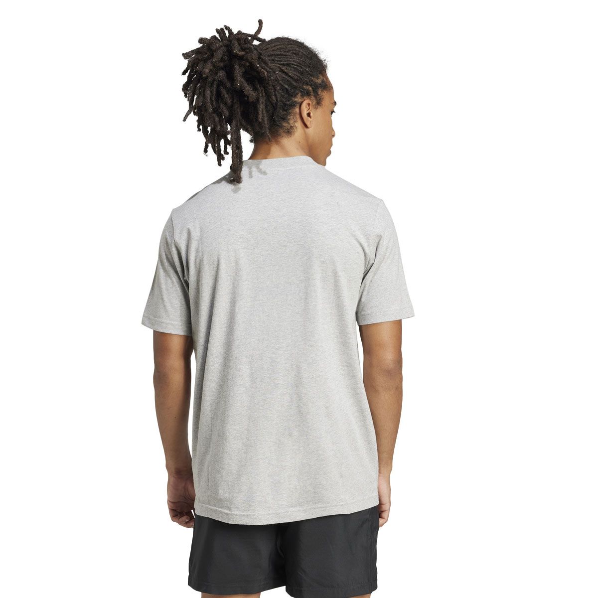 adidas Mens Essentials Small Logo Single Jersey Tee
