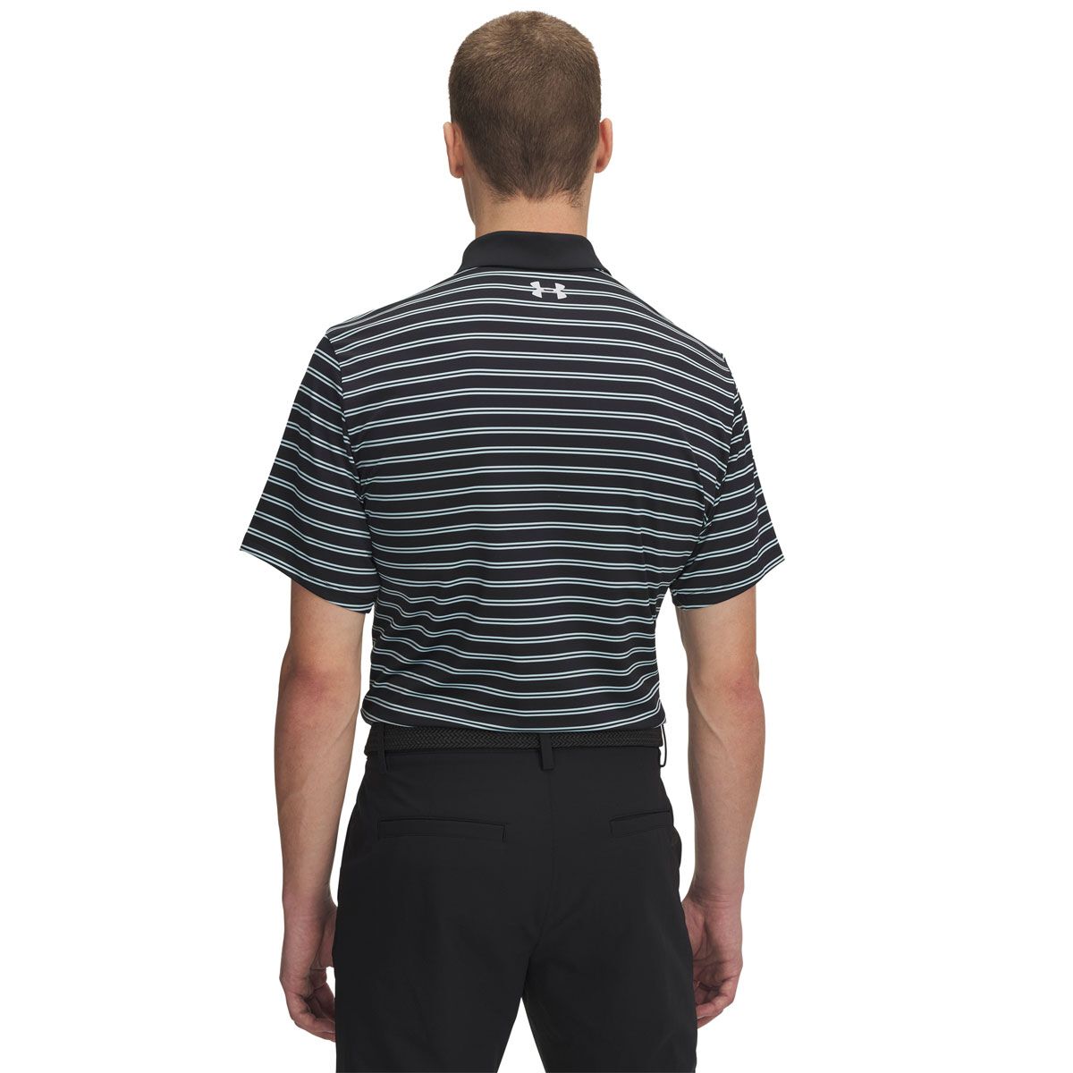 Under Armour Mens Perfomance 3.0 Stripe Golf Polo