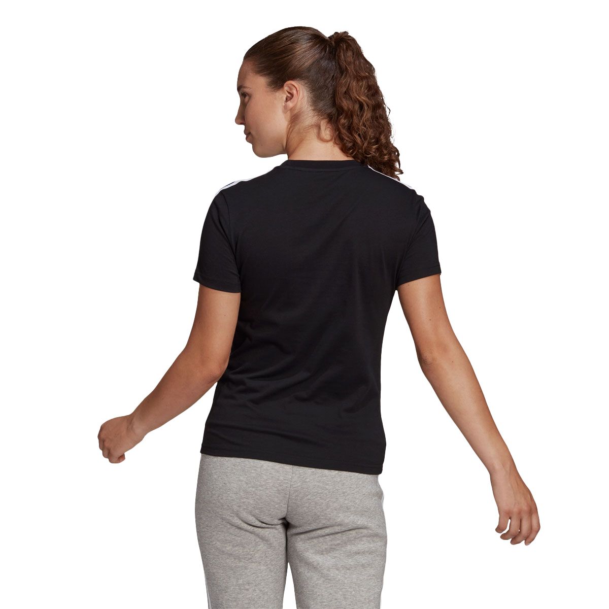 adidas Womens Essentials 3-Stripes Tee