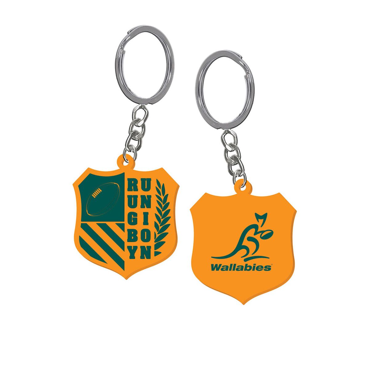Wallabies Rubber Keyring