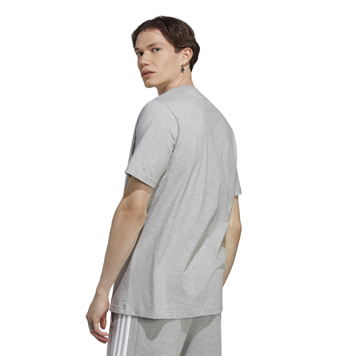 adidas Mens Essentials Small Logo Tee