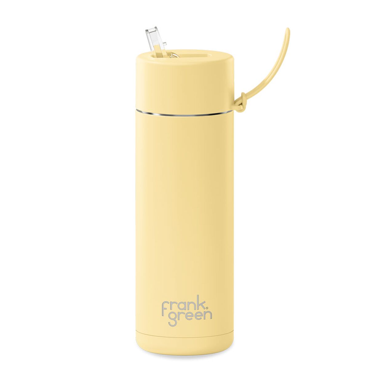 Frank Green Reusable Bottle 590ml/20oz - Yellow/Buttermilk