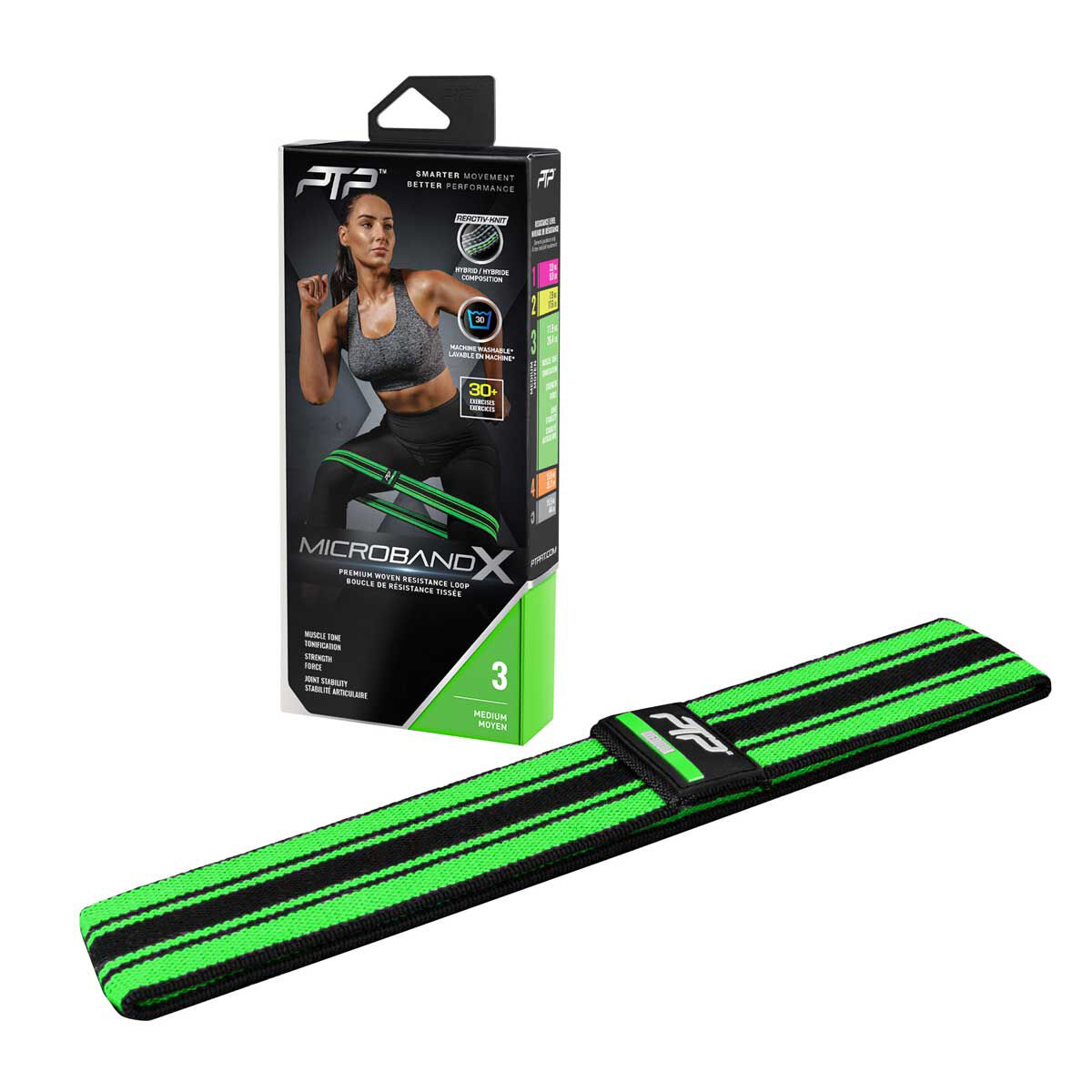 PTP MicroBand X Medium Resistance Band