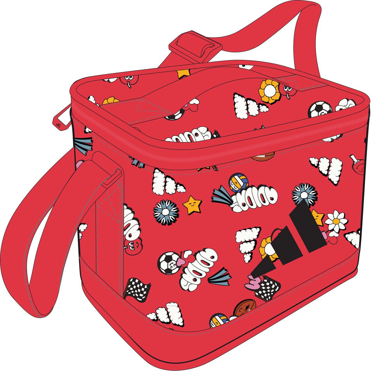 adidas Lunch Bag Red