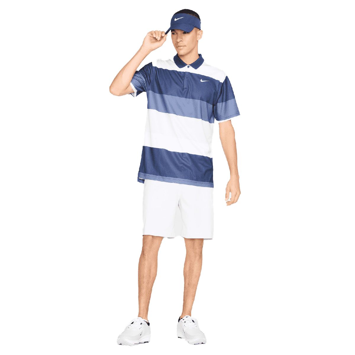 Nike Mens Victory+ Dri-FIT Printed Golf Polo