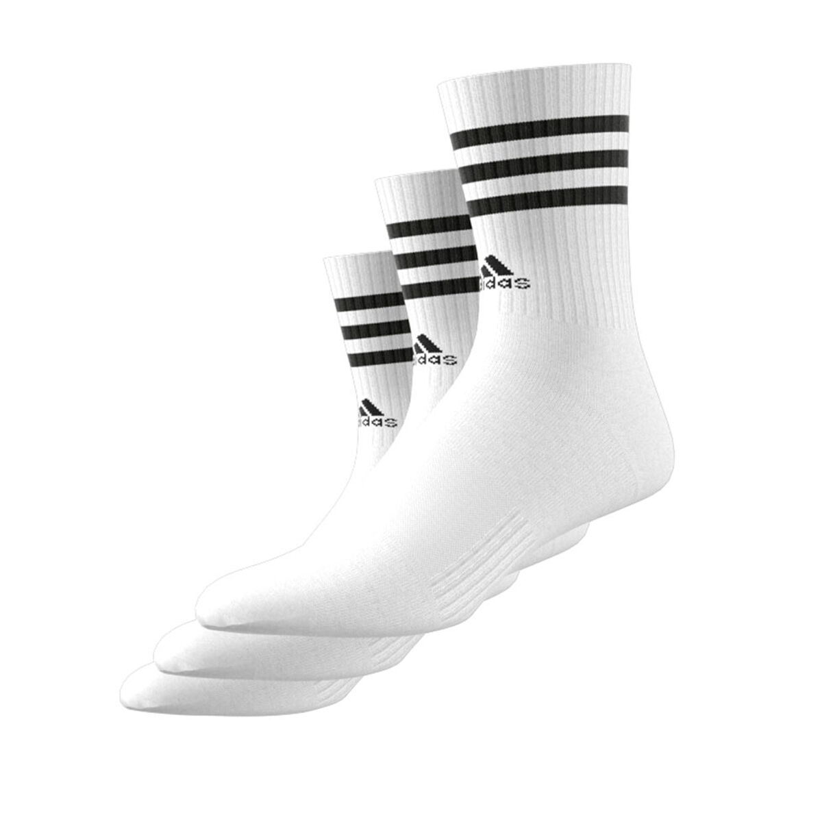 adidas 3-Stripes Cushioned Crew Socks