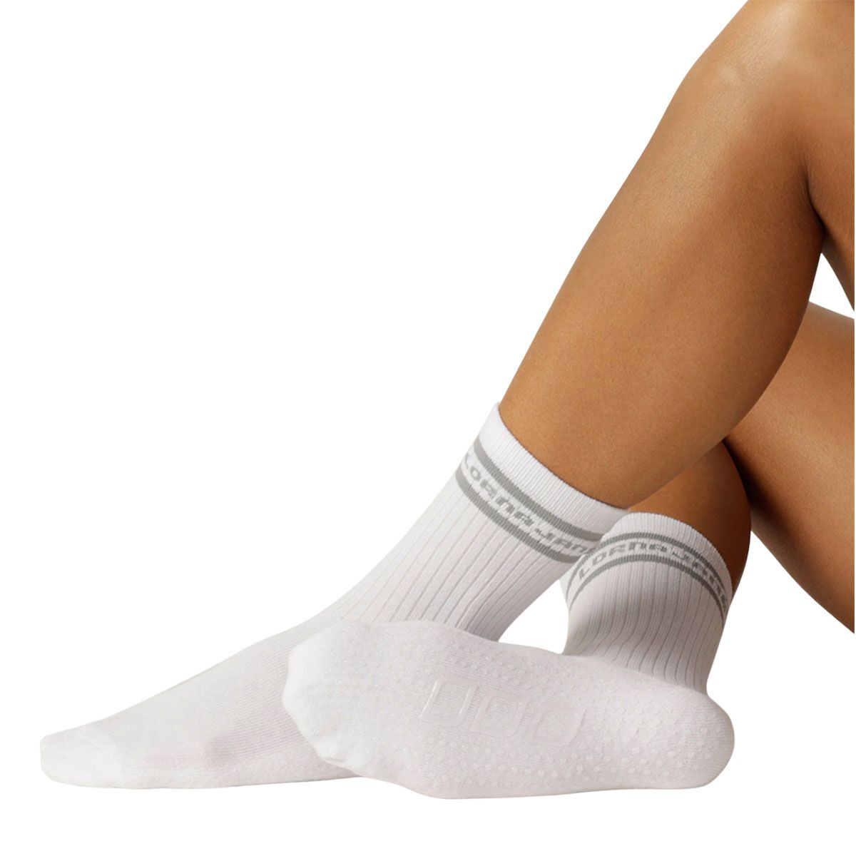 Lorna Jane Pilates Grip Crew Socks