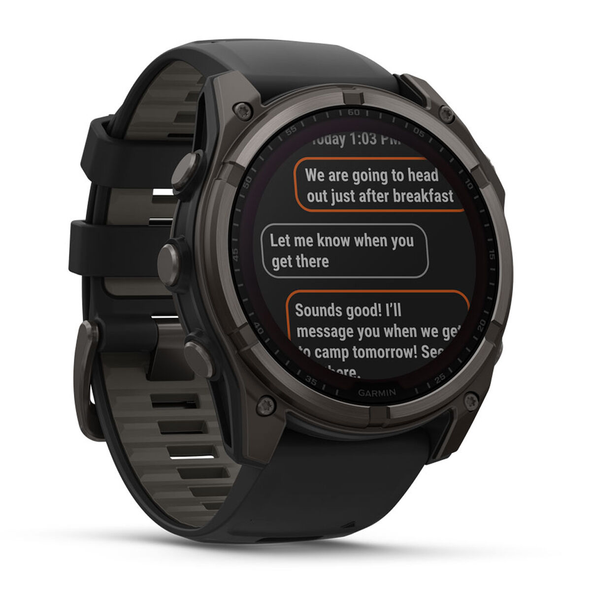 Garmin Fenix 8 51mm Sapphire Solar Watch - Black