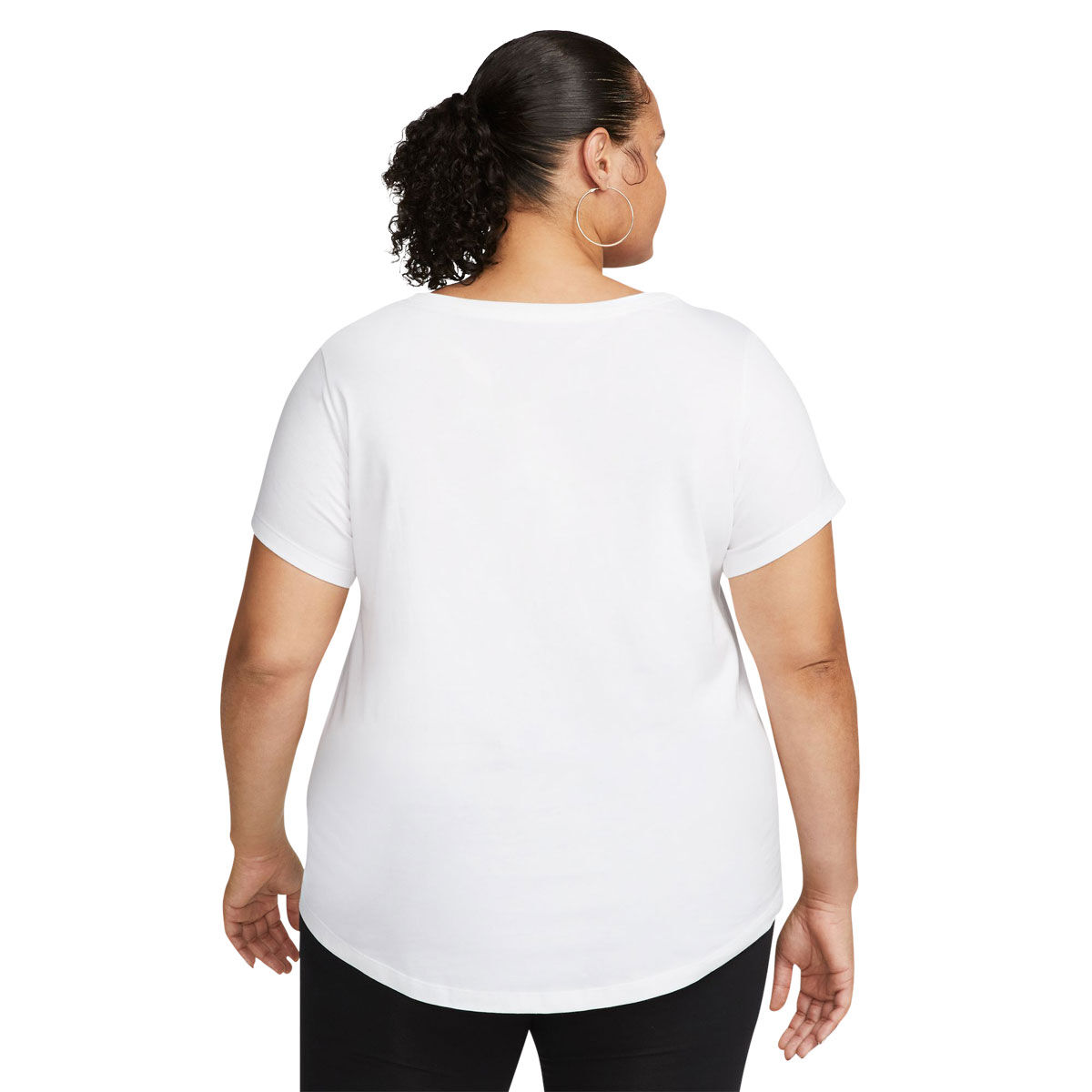 Nike Plus Womens Sportswear Essentials Icon Futura Tee