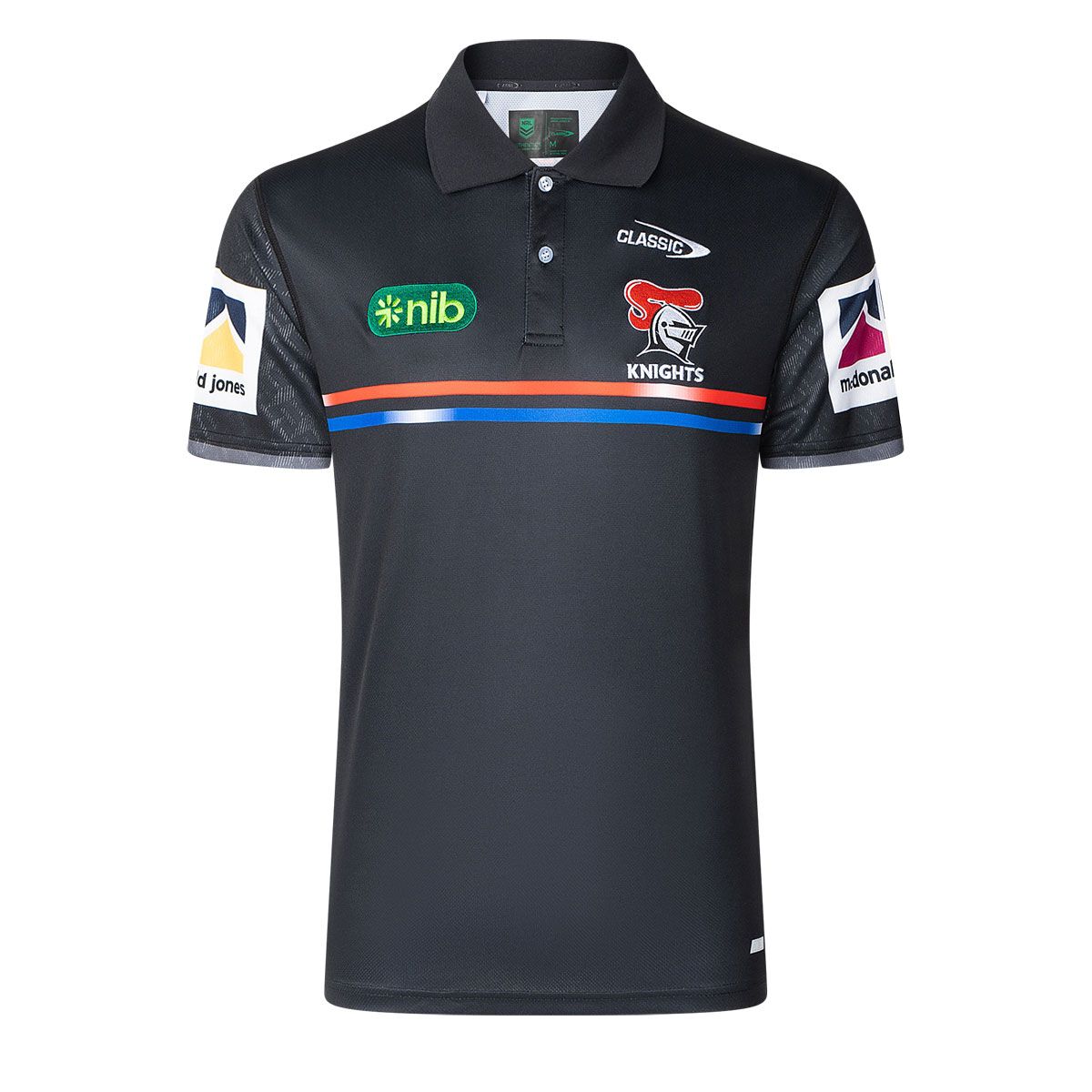 Newcastle Knights 2025 Mens Media Polo