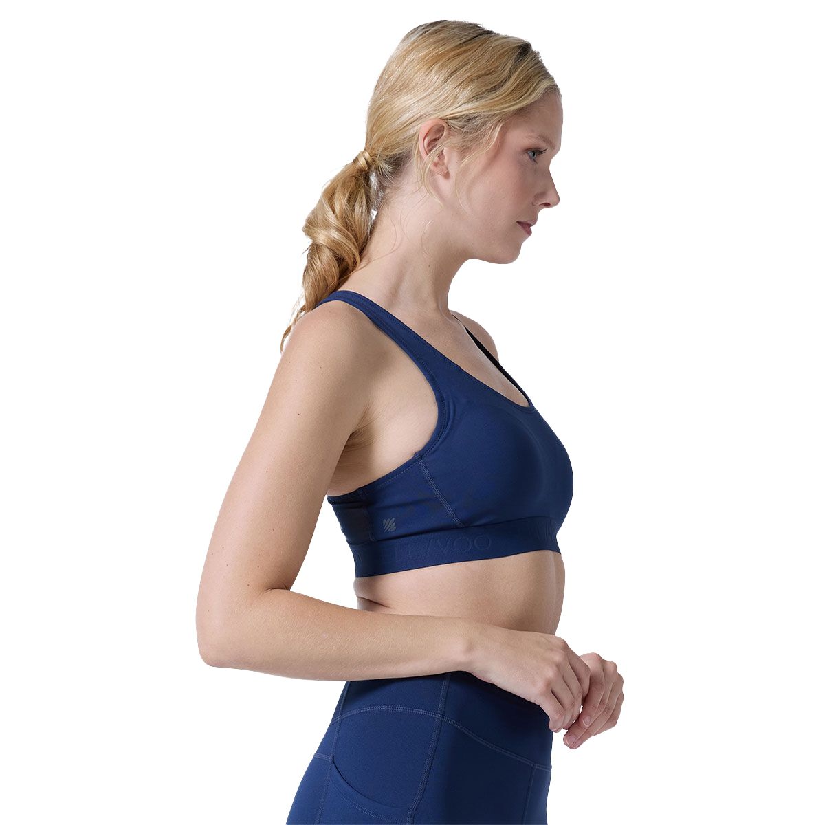 Ell/Voo Womens Essentials Training Crop Sports Bra