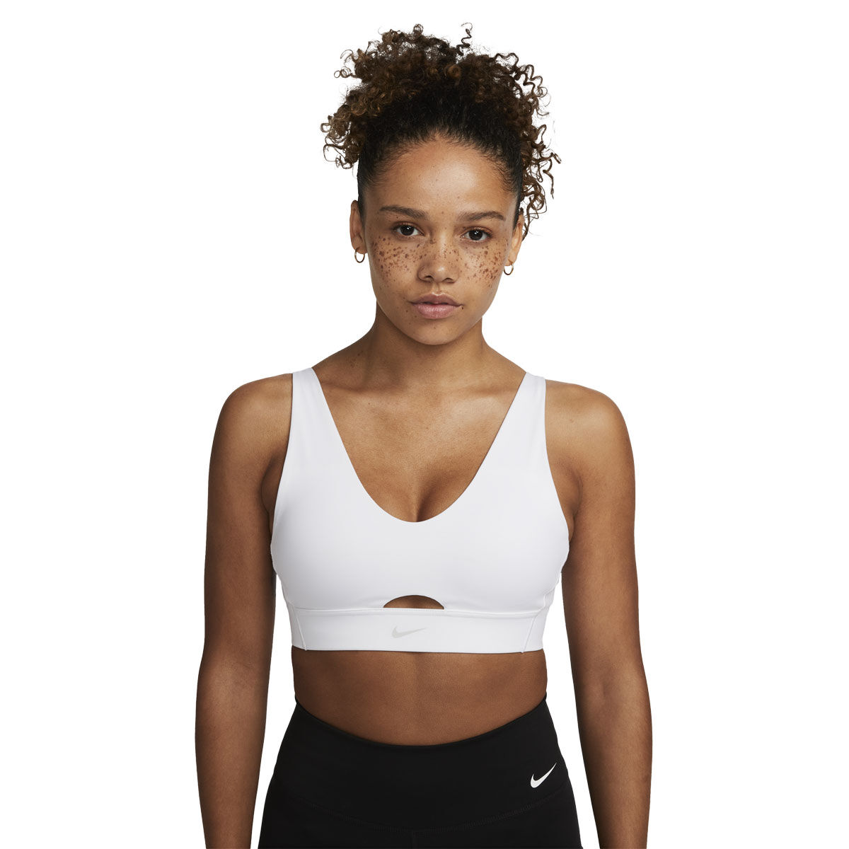 Nike Womens Indy Plunge Cutout Dri-FIT Medium Support Padded Sports Bra