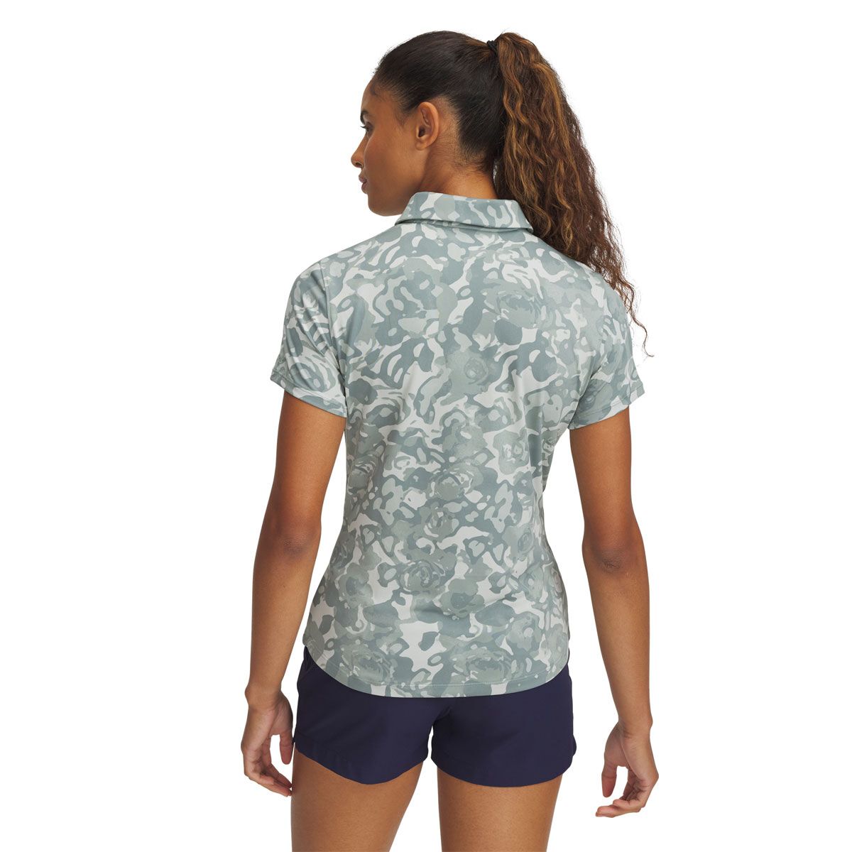Under Armour Womens Playoff 3.0 Printed Golf Polo