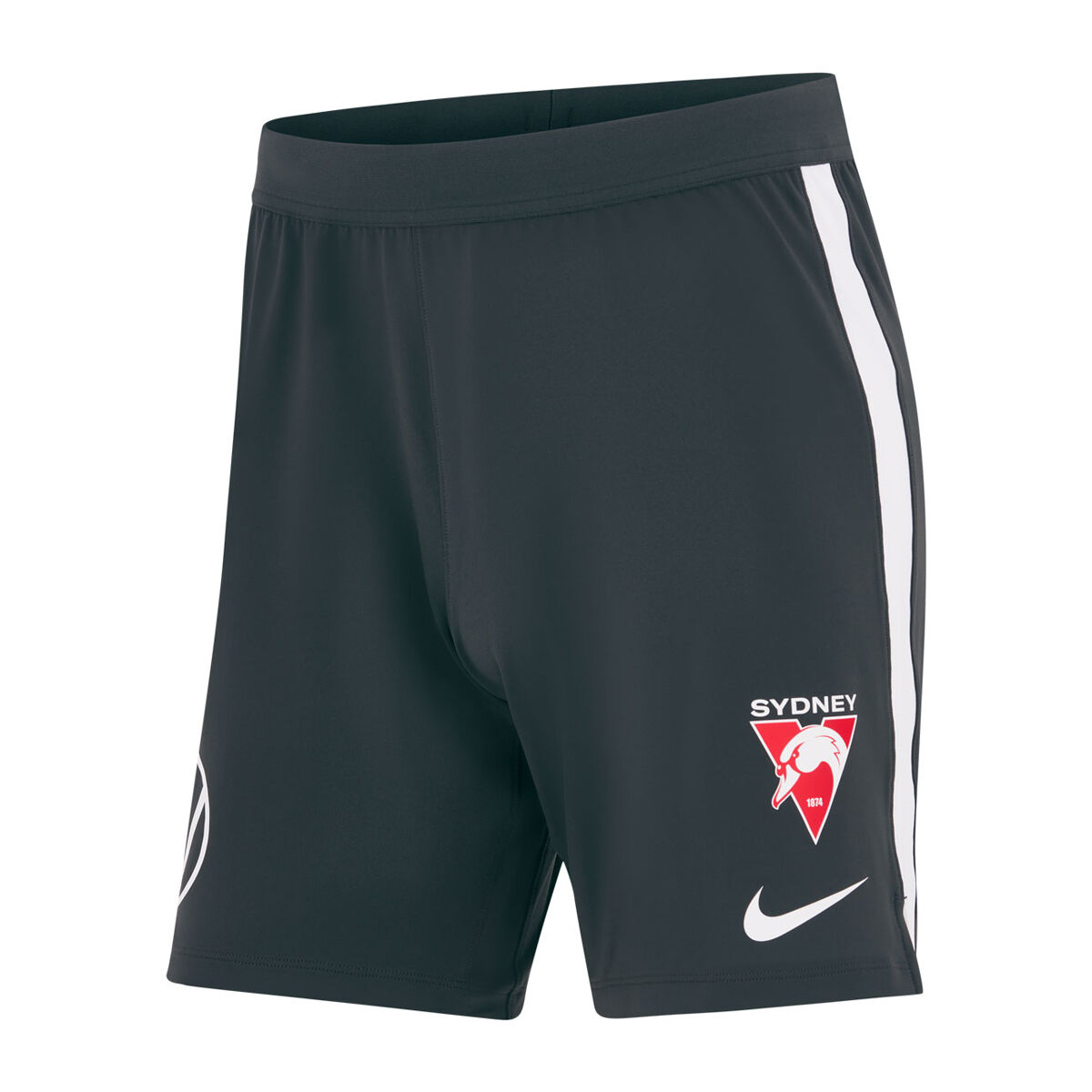 Sydney Swans 2024 Mens Training Shorts Black XXL