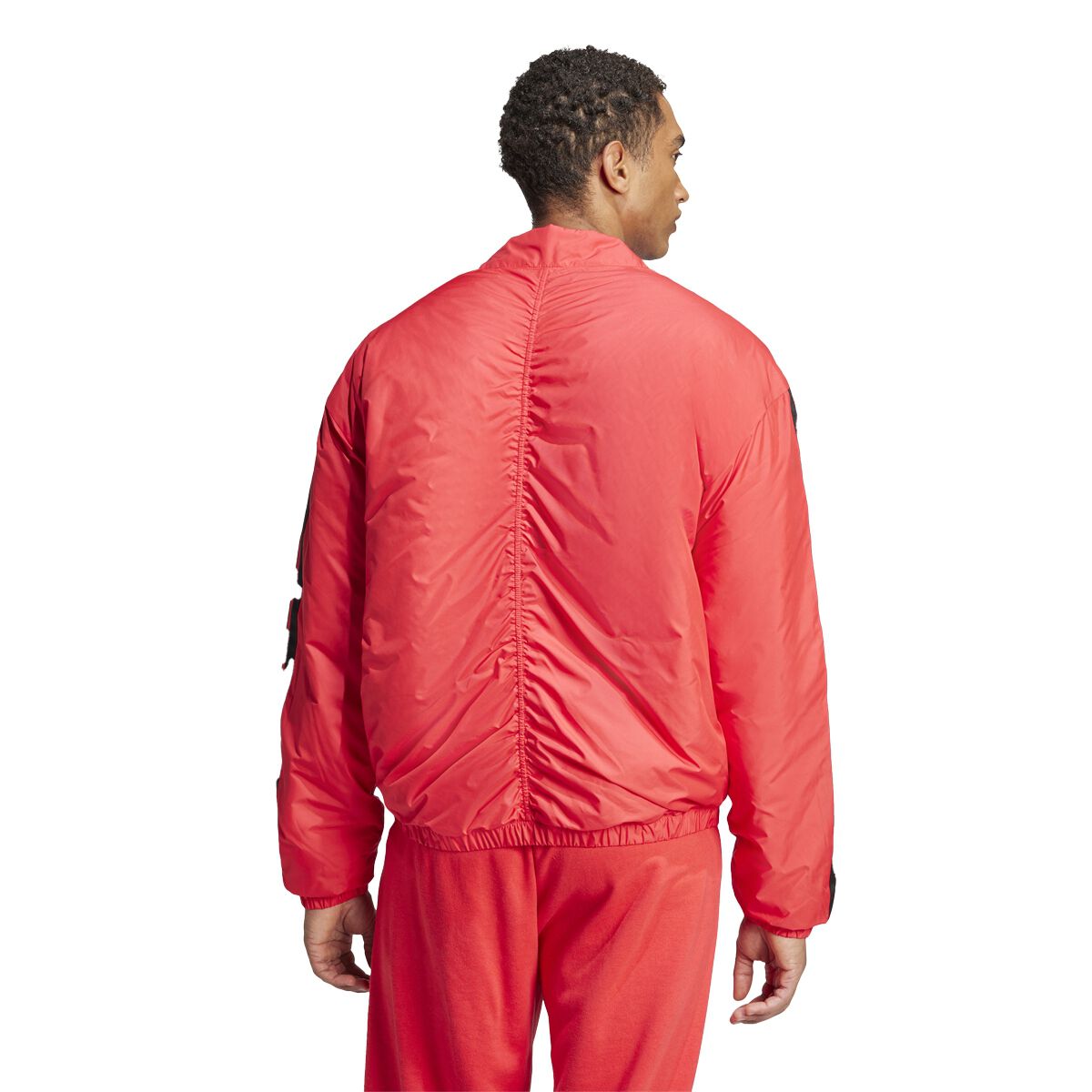 Adidas Mens Essentials 3 Stripes Insulated Bomber Jacket