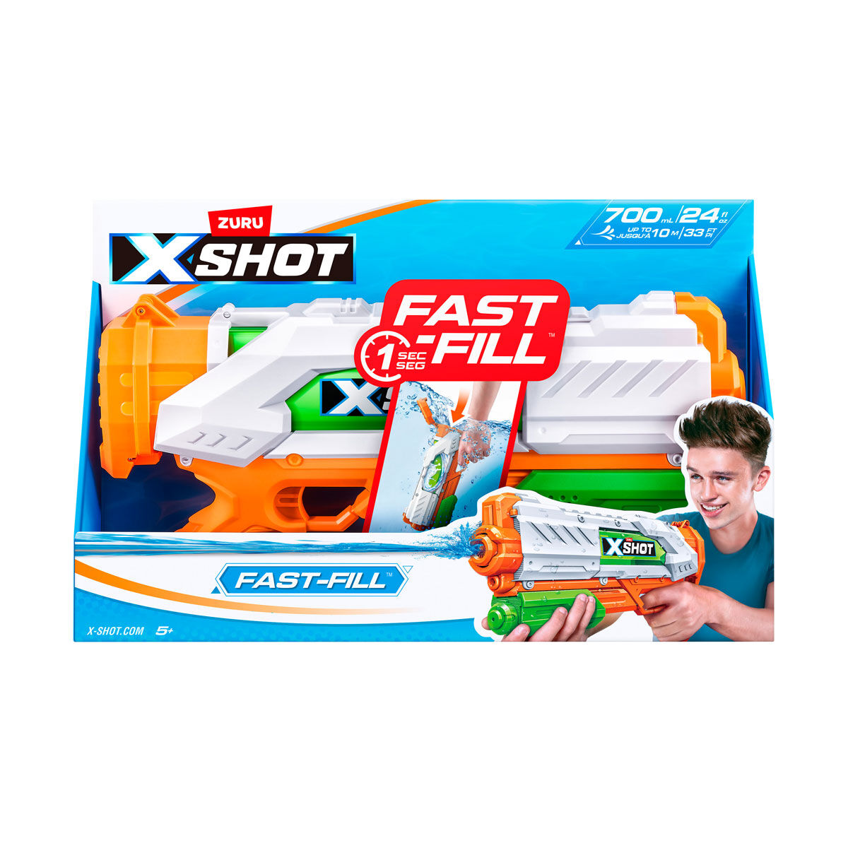 X-Shot Water Fast Fill Blaster Soaker Medium