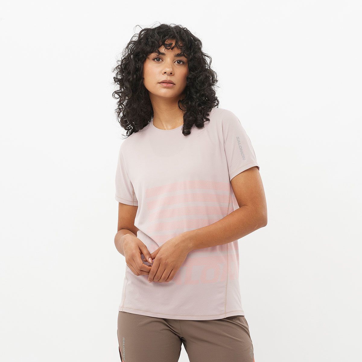 Salomon Womens Sense Aero GFX Tee