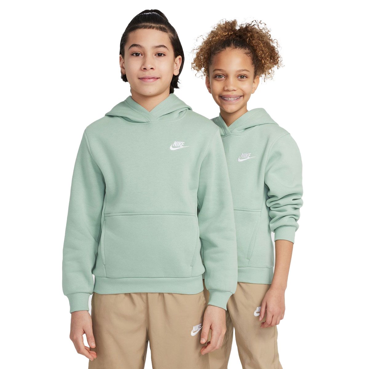 Nike Junior Sportswear Club Fleece Logo Pullover Hoodie