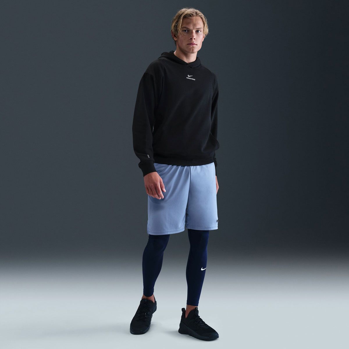 Nike Pro Mens Dri-FIT Midlayer Pullover Training Hoodie