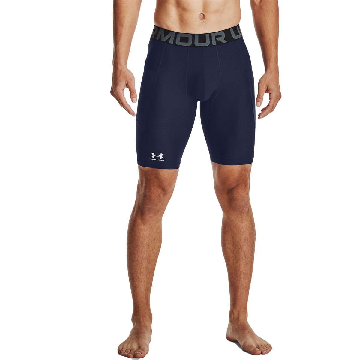 Under Armour Mens HeatGear Armour Long Compression Shorts