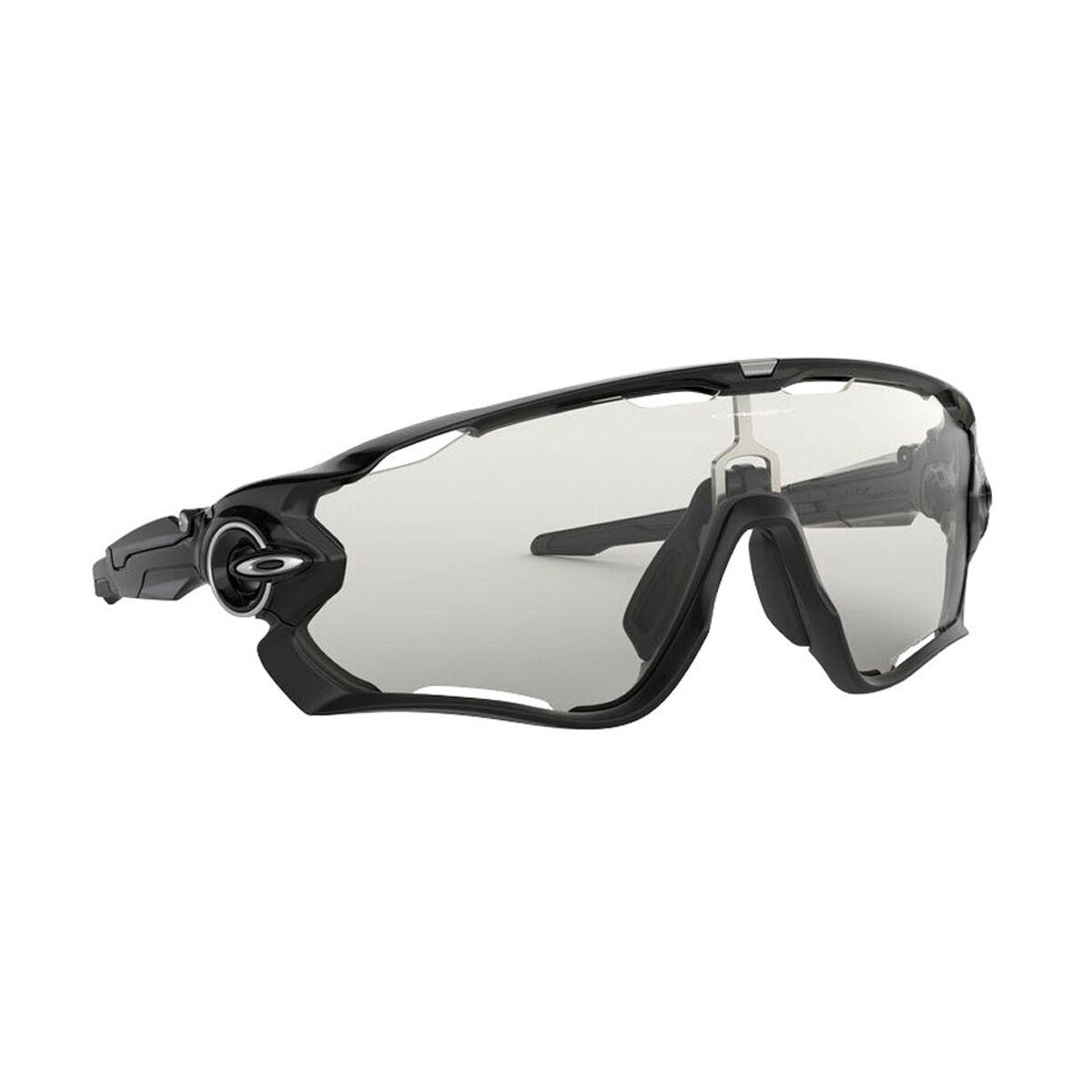 OAKLEY Jawbreaker Sunglasses - Polished Black with Clear Black Polarized