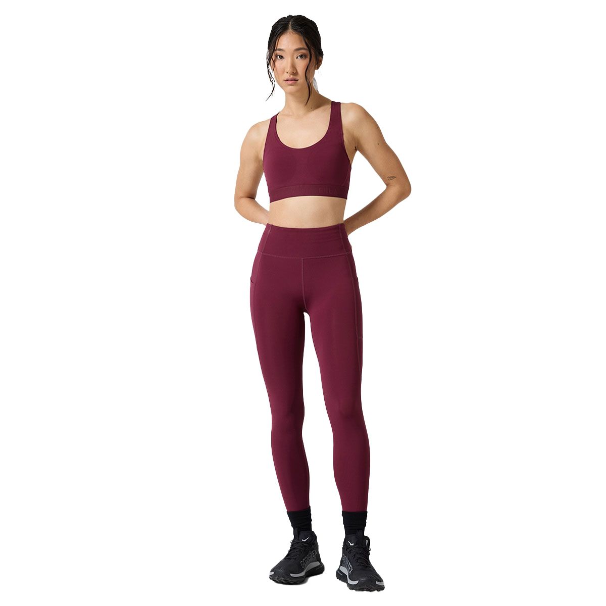 Ell/Voo Womens Essentials Training Crop Sports Bra