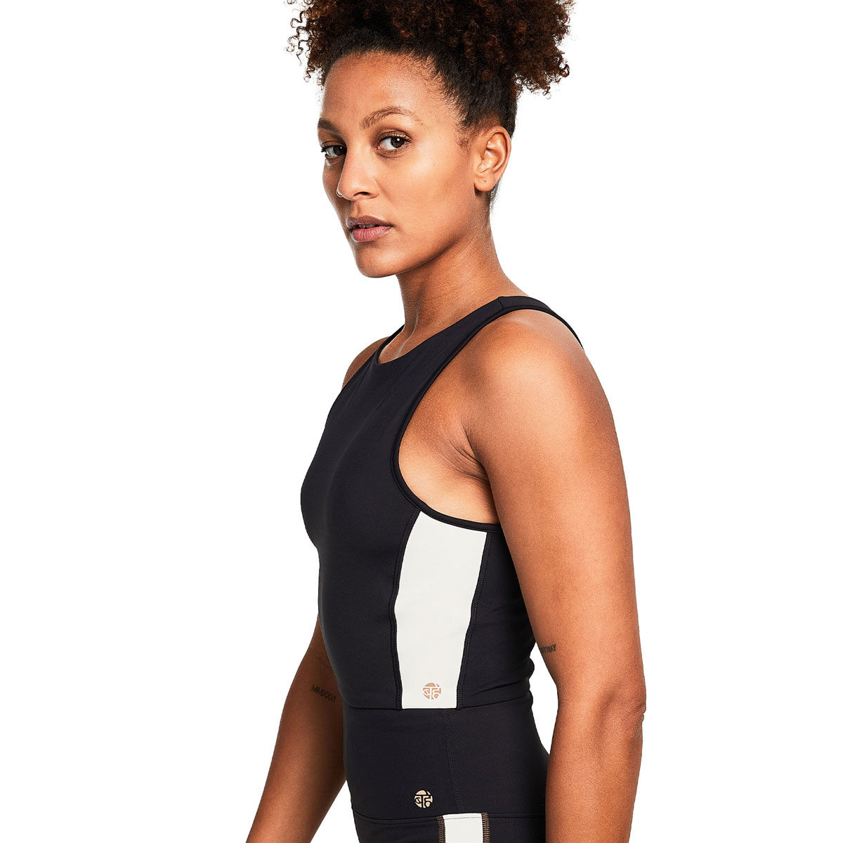 Bahe Womens Reforma High Neck Longline Sports Bra