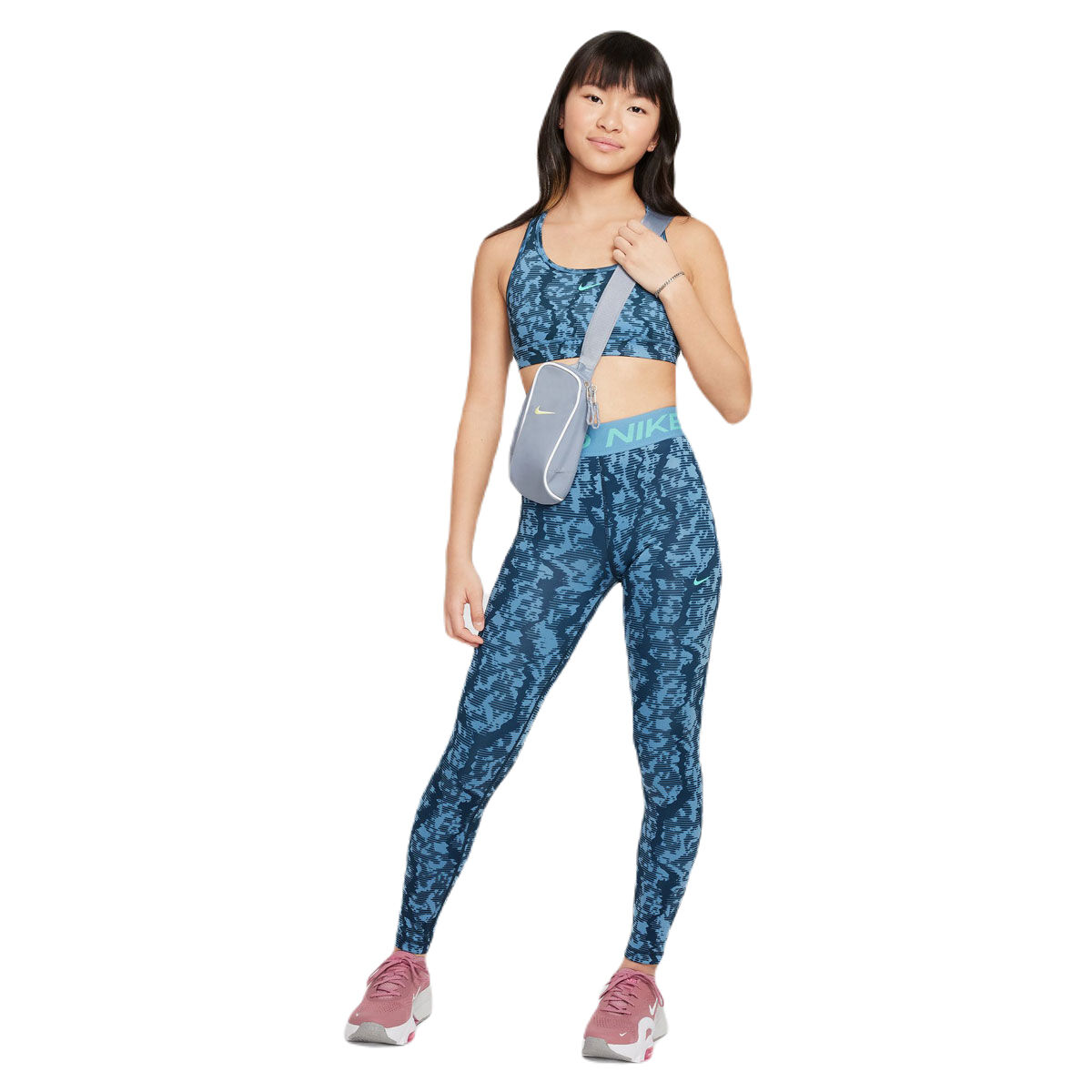 Nike Pro Junior Dri-FIT Printed Full Length Tights
