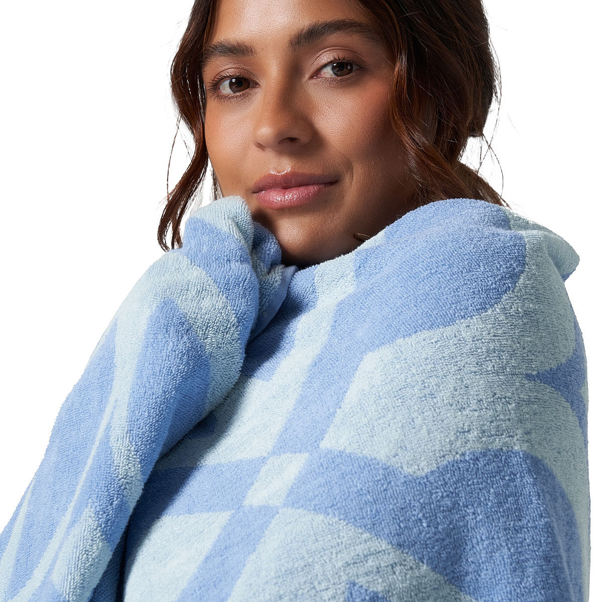 Tahwalhi Womens Nostalgic Geo Jacquard Beach Towel