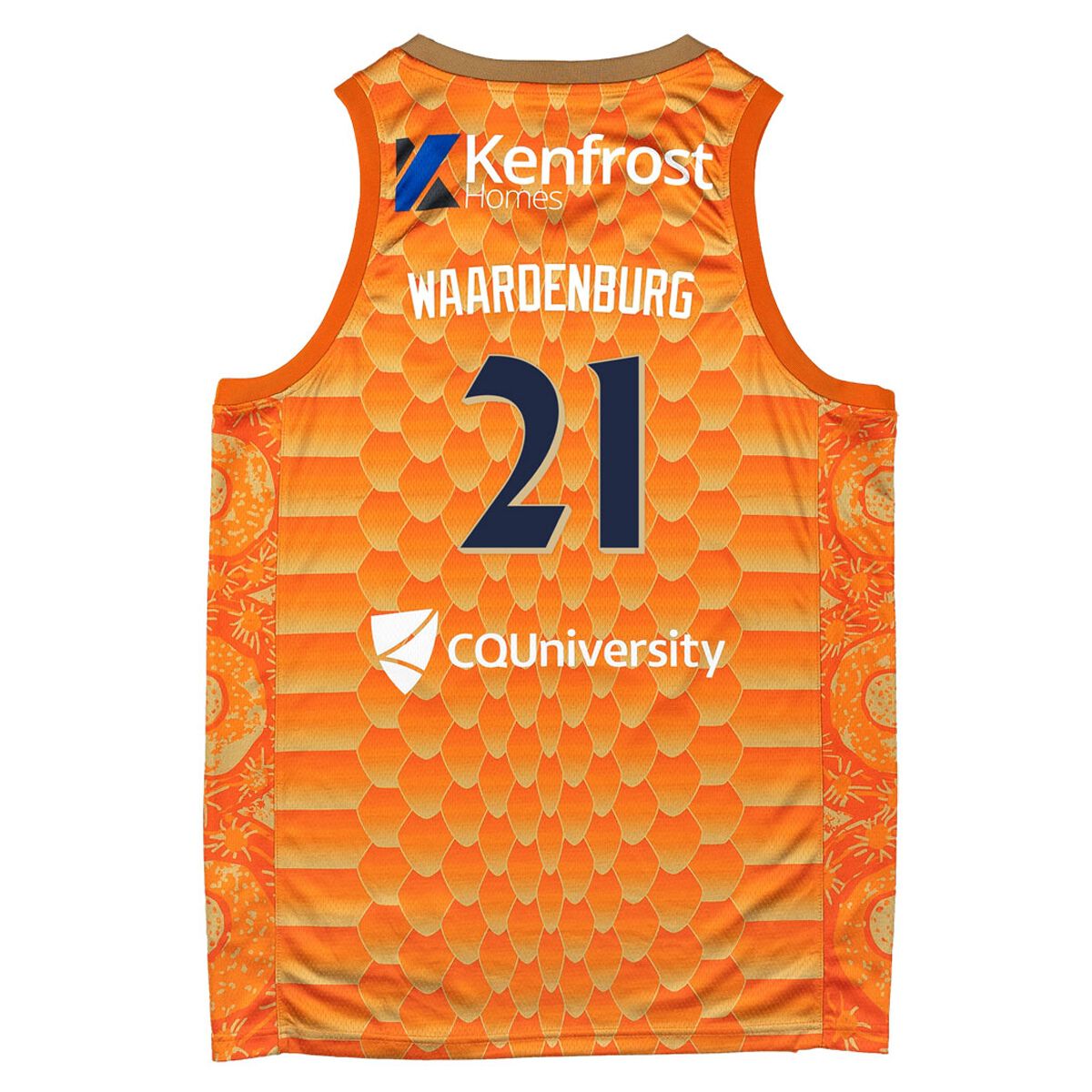 Cairns Taipans Kids Sam Waardenburg 2025/26 Home Basketball Jersey