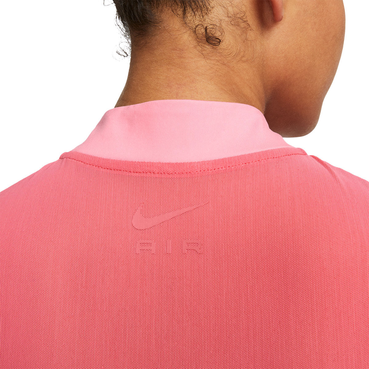 Nike Air Womens Dri-FIT 1/4 Zip Running Crop Top