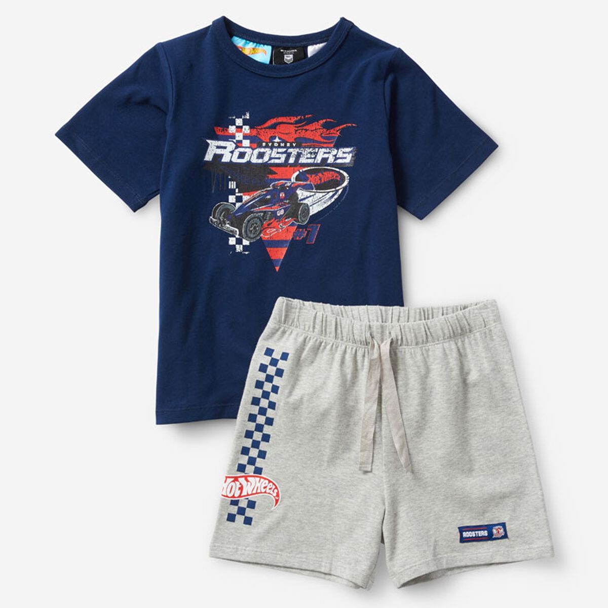 South Sydney Rabbitohs Kids NRL x Hot Wheels Pyjama Set