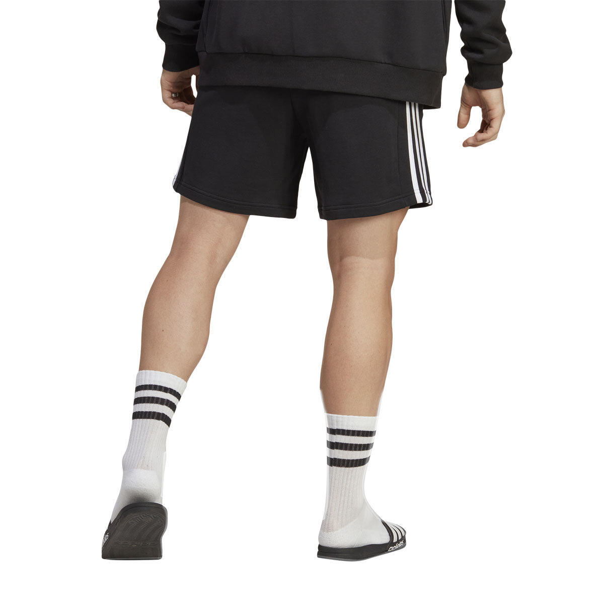 adidas Mens Essentials 3-Stripes French Terry Shorts