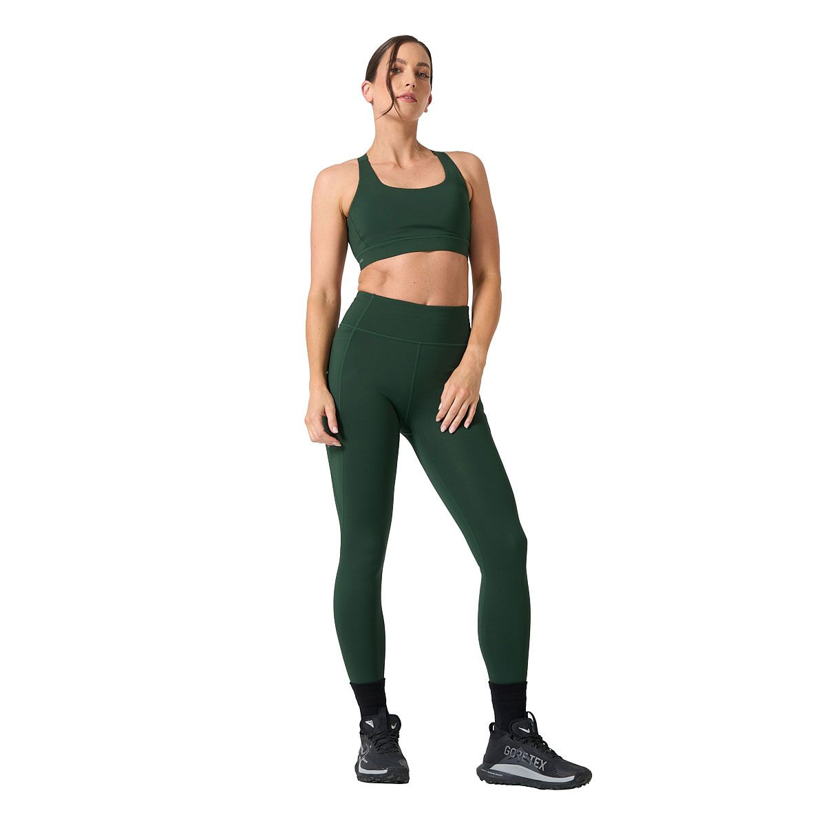 Ell/Voo Womens Kara High Rise 7/8 Pocket Tights