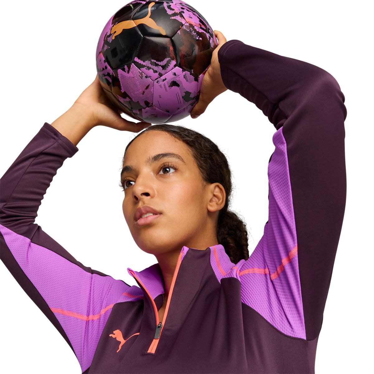 Puma Womens individualBLAZE 1/4 Zip Top