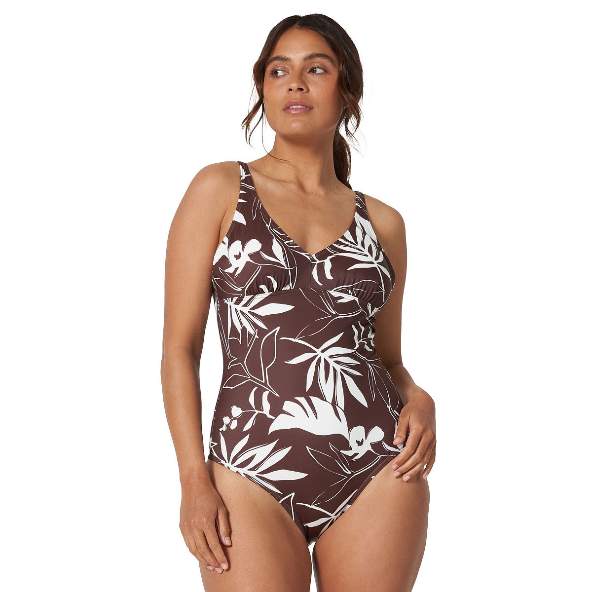 Tahwalhi Womens Night Palm One Piece Swimsuit