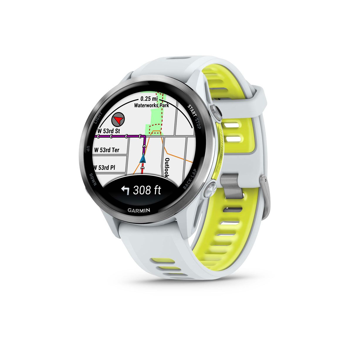 Garmin Forerunner 970 GPS Watch - Whitestone