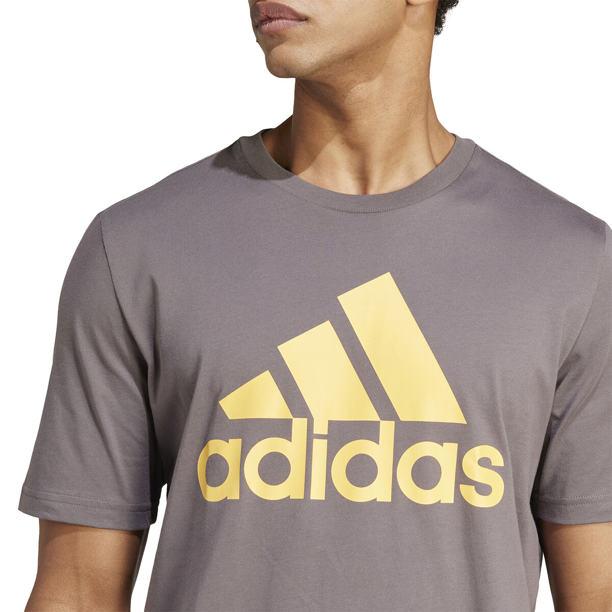 adidas Mens Essentials Single Jersey Big Logo Tee