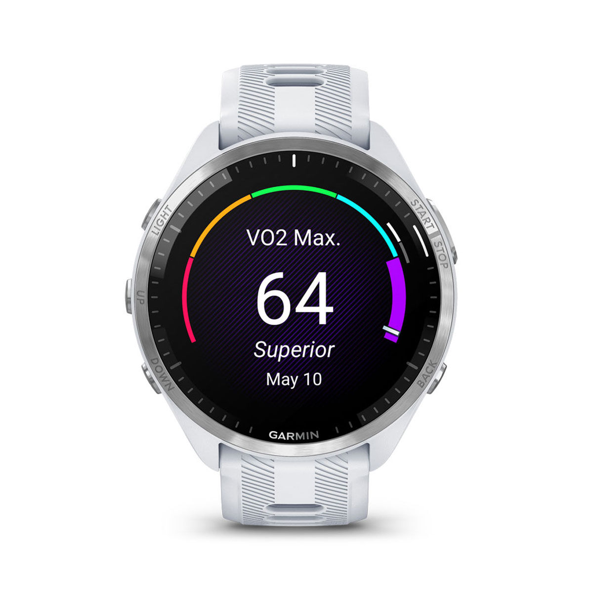 Garmin Forerunner 965 Watch - Whitestone Powder Grey