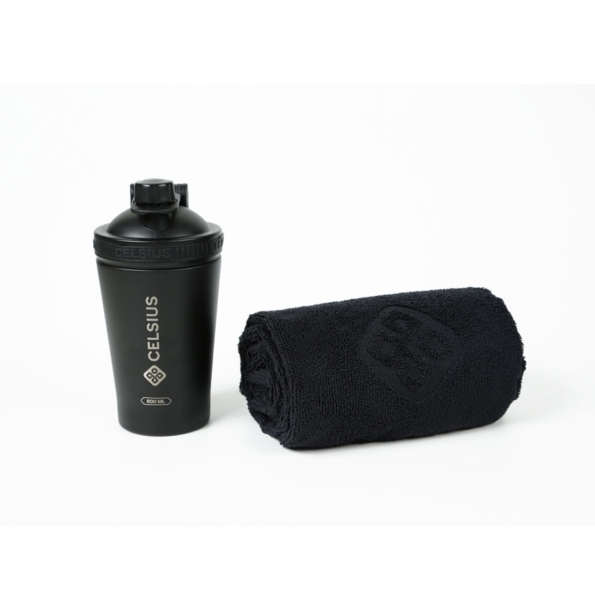 Celsius Microfiber Towel and Shaker 600ml