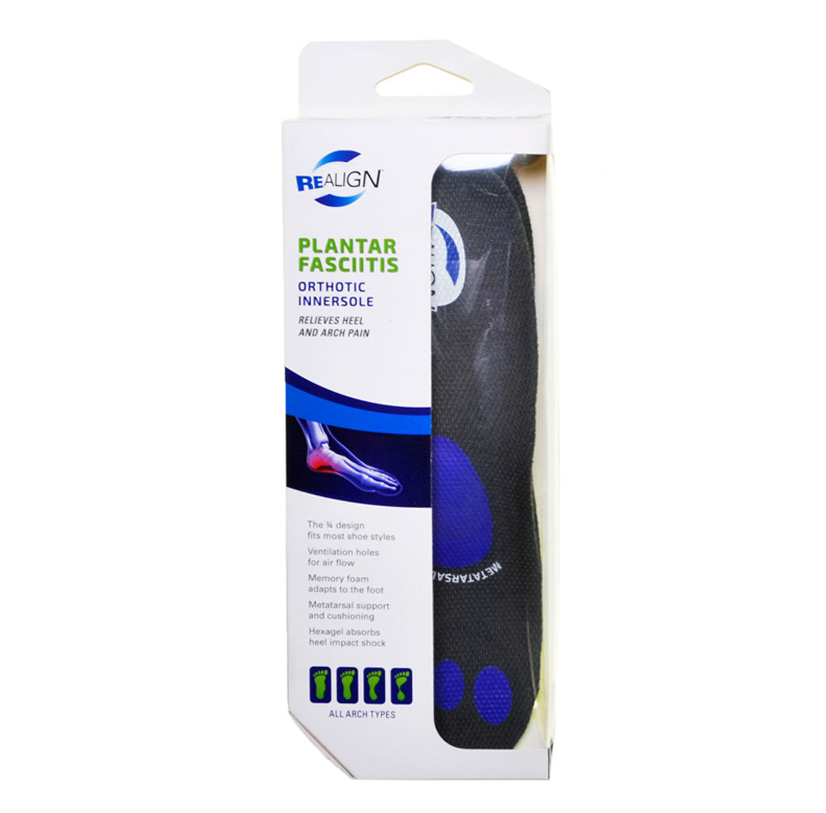 Realign Plantar Fasciitis Orthotic Innersole