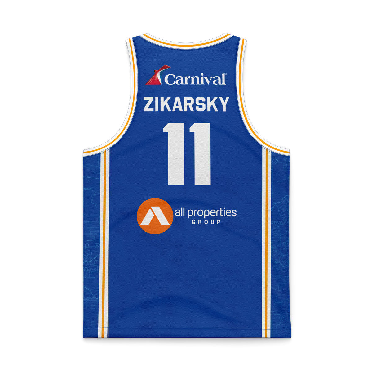 Brisbane Bullets Kids Rocco Zikarsky Home 2024 Basketball Jersey